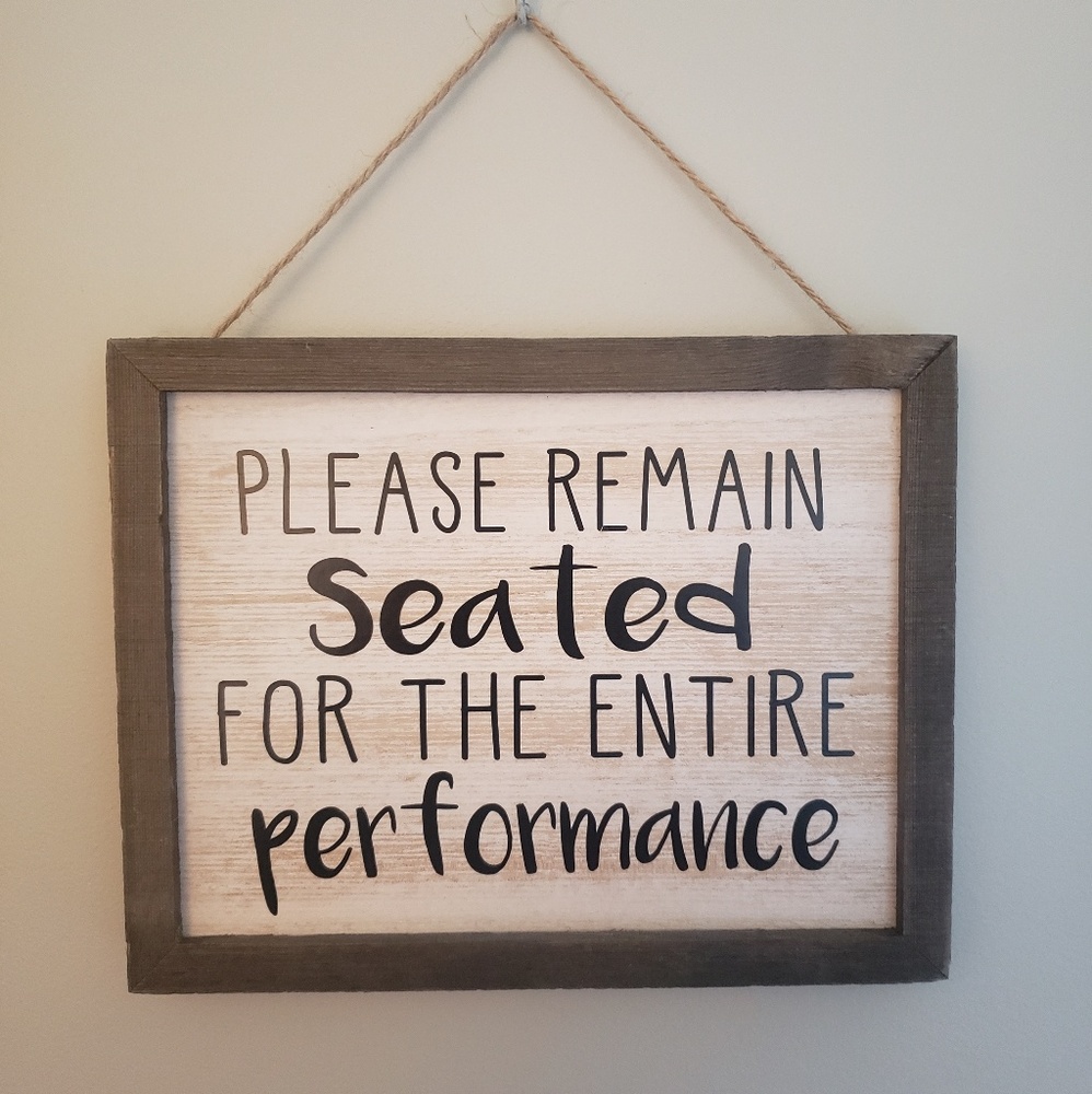 Wall decor sign